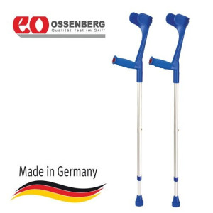 Подлокотный костыль с эргономичной рукояткой Ossenberg Klassiker 220DSKBl Soft синий