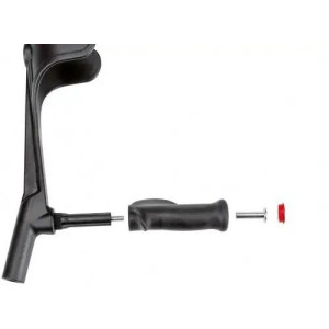 Підлокітна милиця Ossenberg Klassiker Anatomic SOFT 220DASKBL синя 2