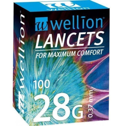 Ланцеты Wellion 28 г (G), 100 штук WELL208R