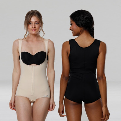 Компресійна білизна боді після ліпосакції живота LC-1590 AURAFIX