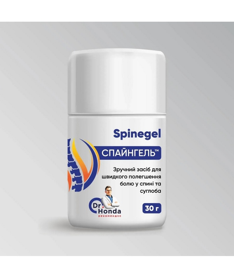 СПАЙНГЕЛЬ для локального снятия воспаления и боли Dr. Honda, 30 г
