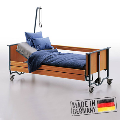 Медичне ліжко без функції тренделенбурга, колір "бук пропарений" BOCK DOMIFLEX 3 251