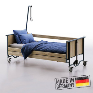 Медицинская кровать с функцией тренделенбурга, цвет "дуб сонома светлый" BOCK DOMIFLEX 3 251