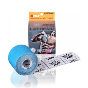 Эластичный Кинезиологический пластырь Арес Экстрим 5см*5 м (Голубой)