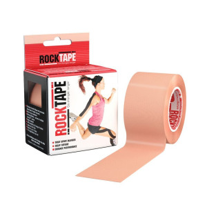 Еластичний кінезіологічний пластир ROCKTAPE 5см*5 м (Тілесний)