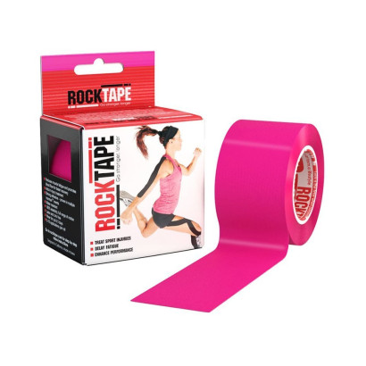 Еластичний кінезіологічний пластир ROCKTAPE 5см*5 м (Рожевий)