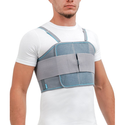 Бандаж послеоперационный торакальный мужской Алком 2028