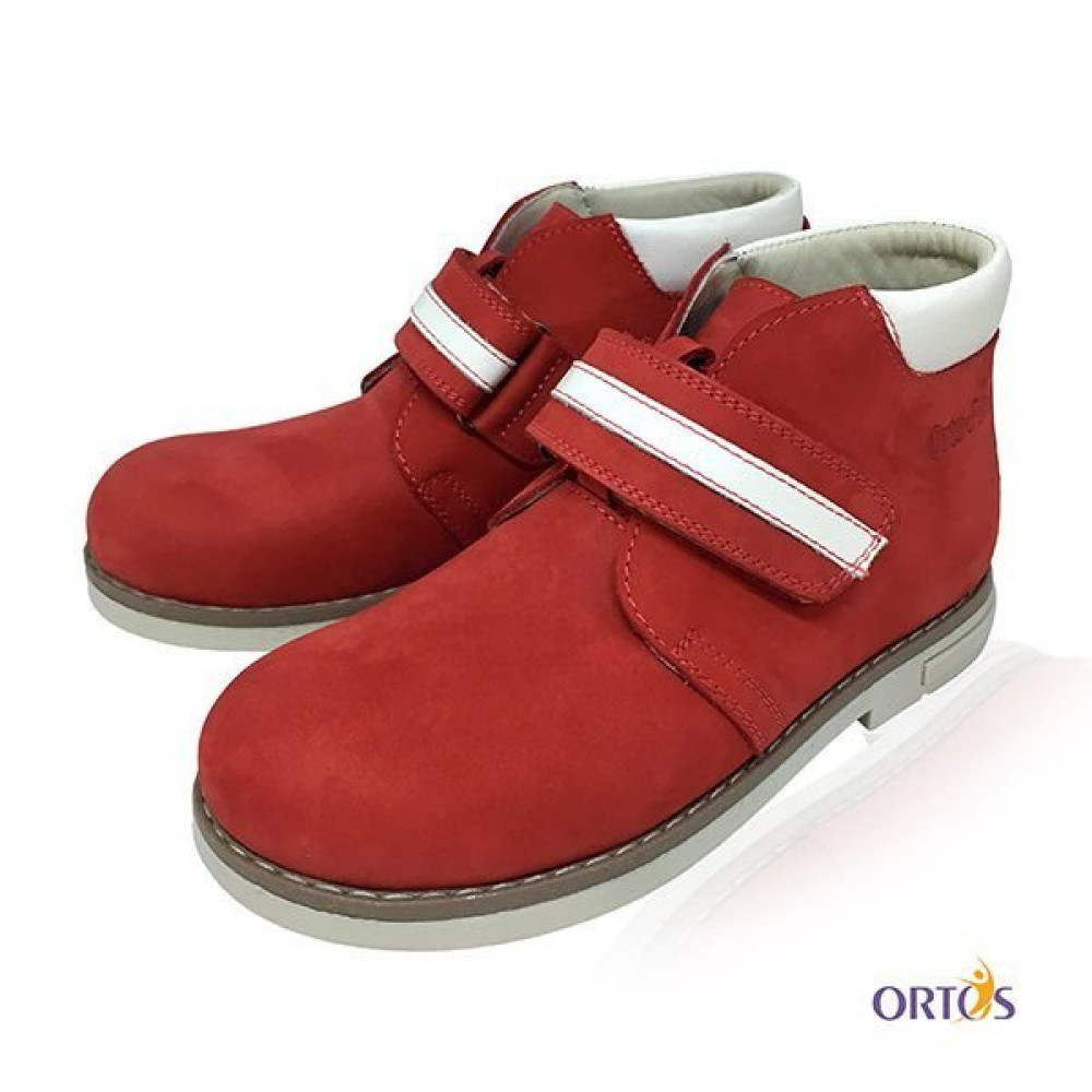 Ботинки детские ортопедические ОrtoBaby D9104 цвет красный