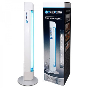 Бактерицидний опромінювач BactoSfera OBB 15P-METAL OZONE FREE: 9000 ч