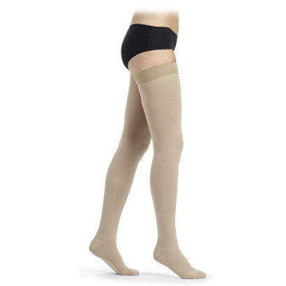 Панчохи компресійні Sigvaris 3 клас компресії, серія Cotton, з силіконовим фіксатором