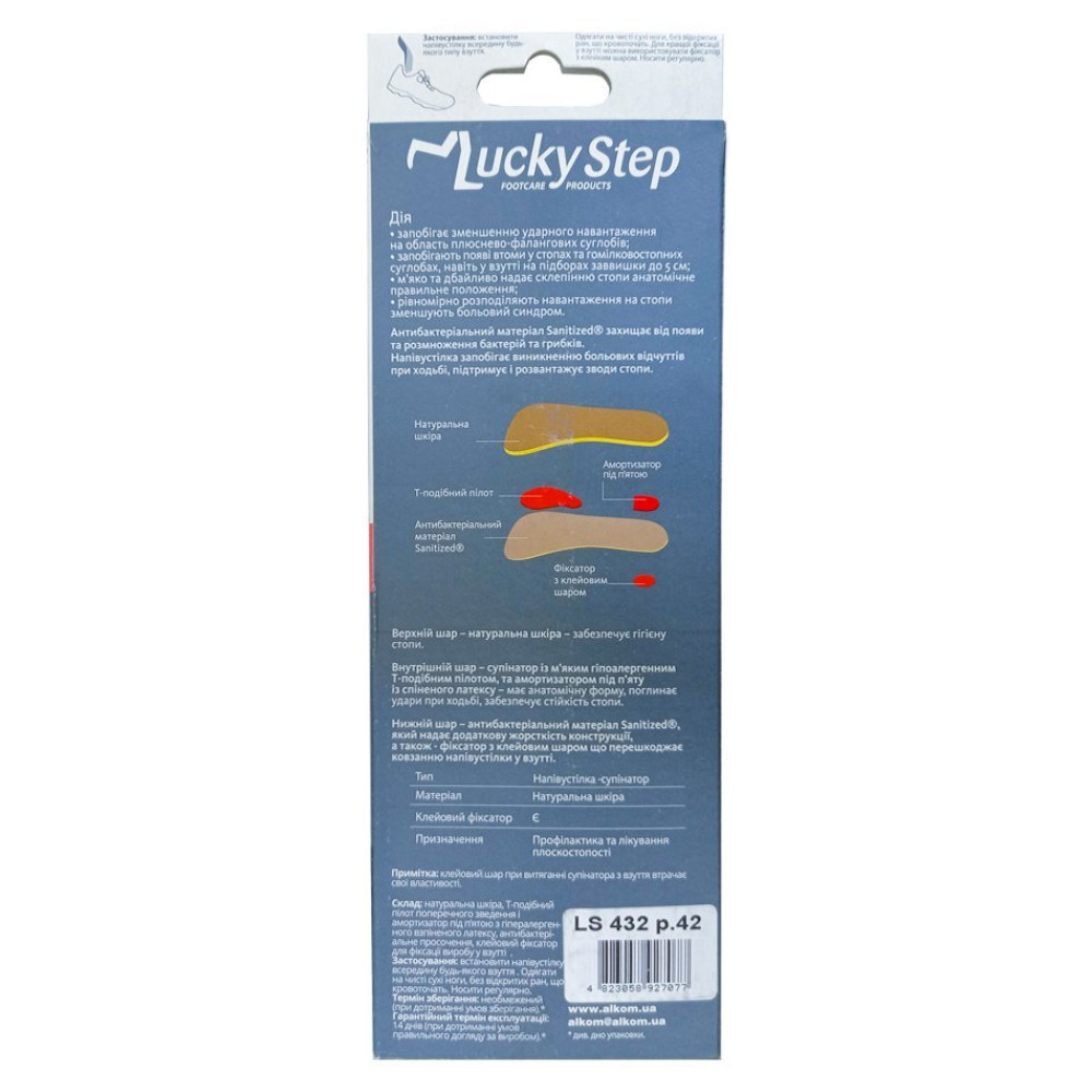 Полустелька ортопедическая Promen. Rest LS432