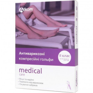 Гольфи антиварикозні medical care, відкритий мисок, клас компресії II Алком 00102