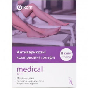 Гольфи антиварикозні medical care, відкритий мисок, клас компресії II Алком 00102 2