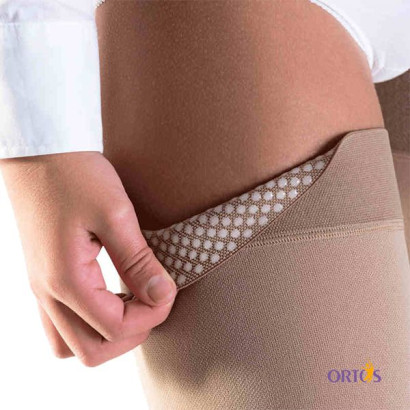 Чулки компрессионные Sigvaris 3 класс компрессии, серия Cotton, с силиконовым фиксатором 2