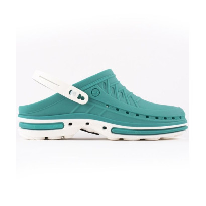 Сабо медицинские Wock CLOG06 цвет белый-зеленый