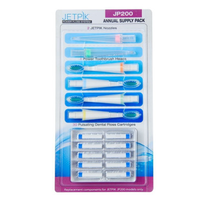 Годовой комплект запасных аксессуаров для ирригатора Jetpik JP200