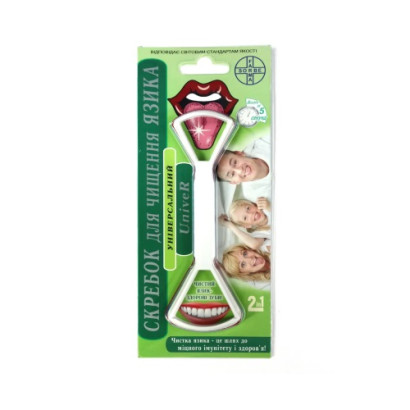 Скребок для чищення язика універсальний UniveR FARMASORBE 1030012