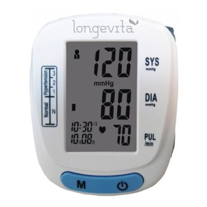 Тонометр LONGEVITA автоматичний на зап'ясток BP-201M