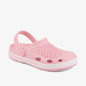 Сабо (кроксы) COQUI женские LINDO (6413 Pink/White) пастельно-розовый ДОСТУПЕН ТОЛЬКО САМОВЫВОЗ