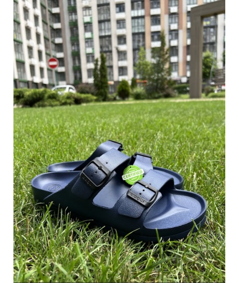 Шлепанцы мужские с ремешками COQUI KONG (8301 Navy) синий ДОСТУПЕН ТОЛЬКО САМОВЫВОЗ - 4