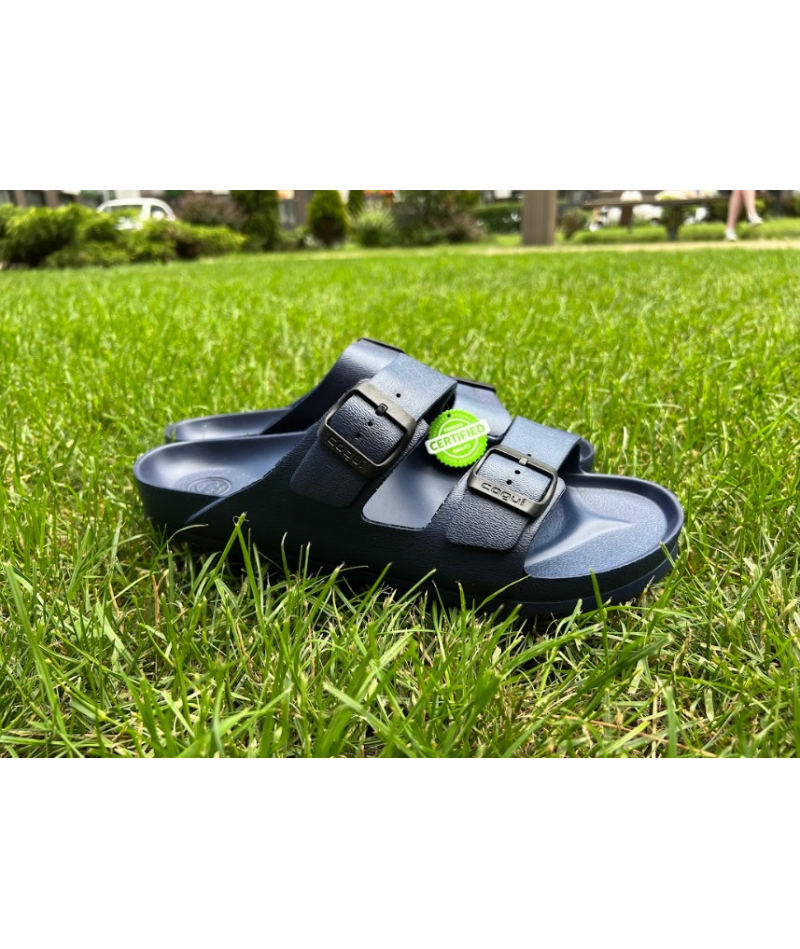 Шлепанцы мужские с ремешками COQUI KONG (8301 Navy) синий ДОСТУПЕН ТОЛЬКО САМОВЫВОЗ - 2