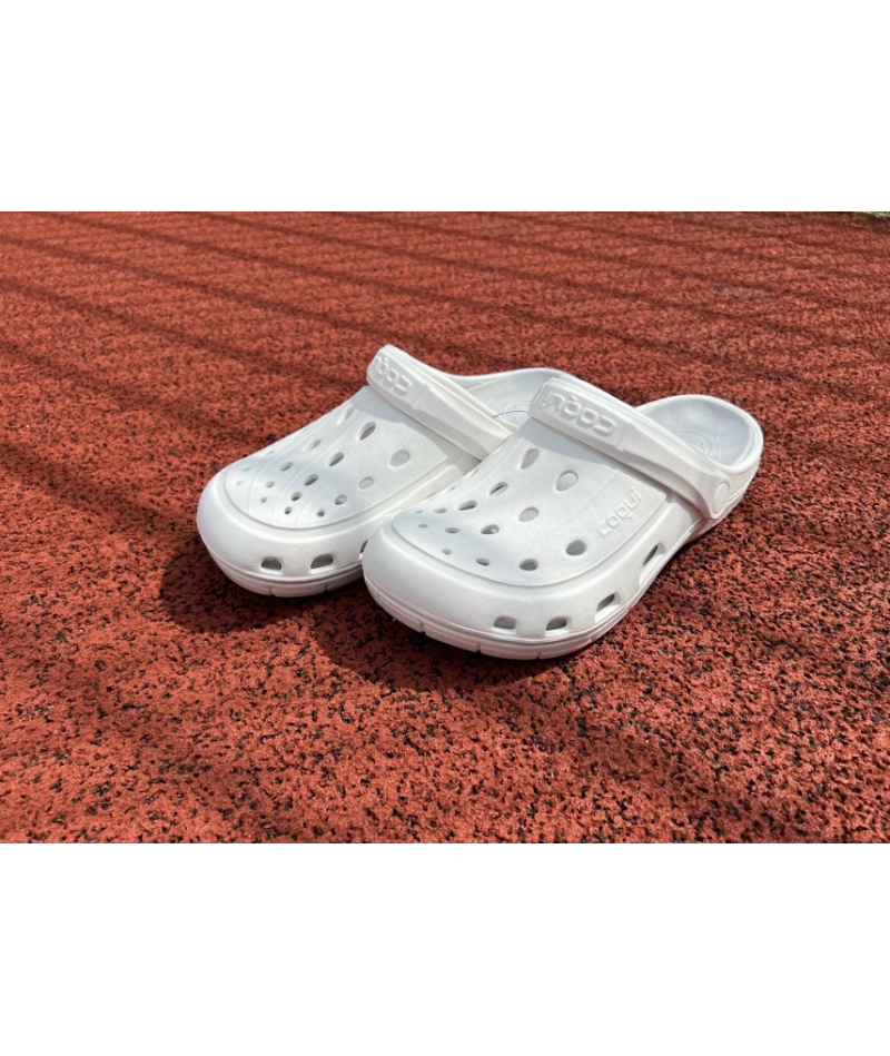Сабо (крокси) COQUI жіночі JUMPER (6352 White/Khaki Grey) білий/сірий ДОСТУПНИЙ ЛИШЕ САМОВИВІЗ - 2