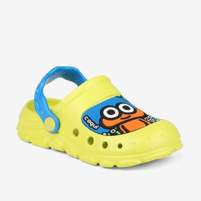 Сабо (кроксы) детские COQUI STONEY (9383 Citrus/Sea blue) цитрусовый/желтый/голубой ДОСТУПЕН ТОЛЬКО САМОВЫВОЗ