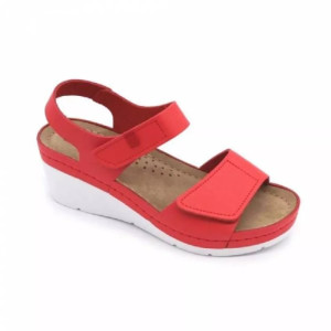 Босоніжки жіночі ортопедичні Leon 1080 червоні