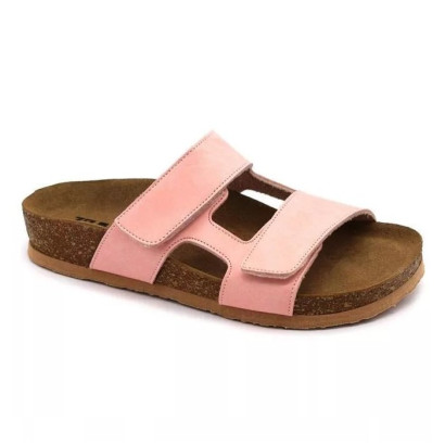 Ортопедичні шльопанці жіночі Leon 4051 рожевий орландо