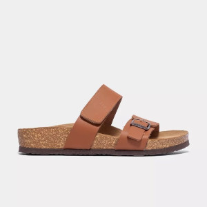 Ортопедические шлепанцы женские Leon 4052 коричневые