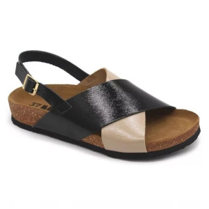 Босоножки ортопедические женские Leon 4302 черные лаковые