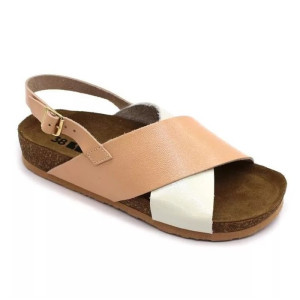 Босоножки ортопедические женские Leon 4302 белые лаковые