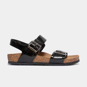 Босоножки ортопедические женские Leon 4303 черные лаковые