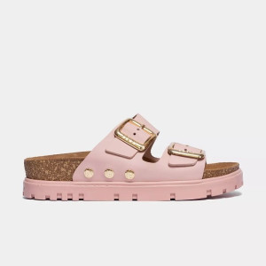 Ортопедические женские шлепанцы Leon 6010 розовые