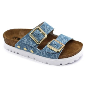 Ортопедические женские шлепанцы Leon 6010 джинсовые