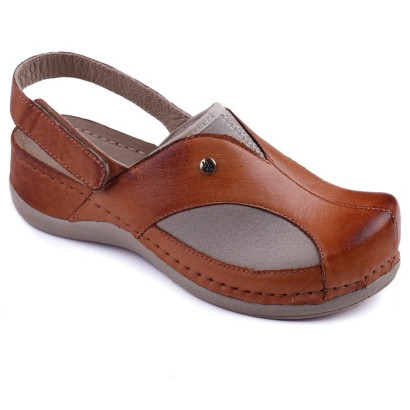 Сабо женские Leon 913 коричневые