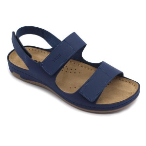 Босоніжки жіночі ортопедичні Leon 966 сині