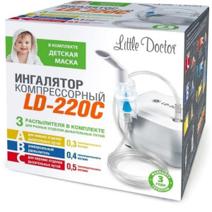 Ингалятор (небулайзер) компрессорный Little Doctor LD-220C 2