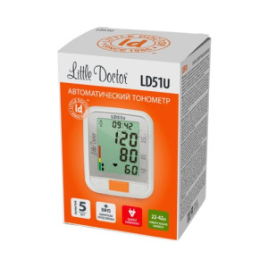 Тонометр цифровой автоматический + адаптер Little Doctor LD-51U, универсальная манжета 2