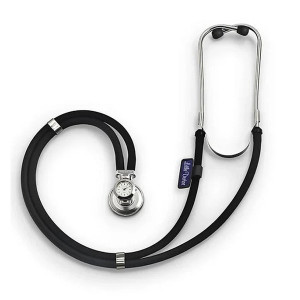 Стетоскоп багатоцільовий Little Doctor LD Ste Time тип Раппапорта з вбудованим годинником чорний