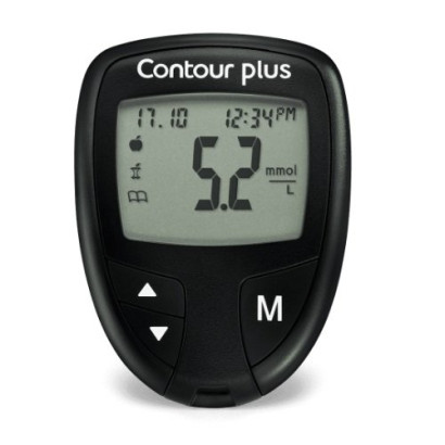 Глюкометр система измерения уровня глюкозы Contour Plus