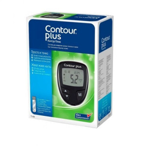 Глюкометр система измерения уровня глюкозы Contour Plus 2
