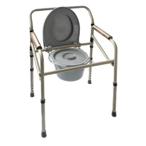 Стілець-туалет регульований за висотою, складаний MED-04-011