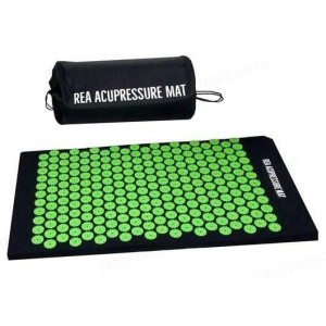 Акупунктурний масажний килимок (зелений) REA-ACUPR-МАТ-G 2