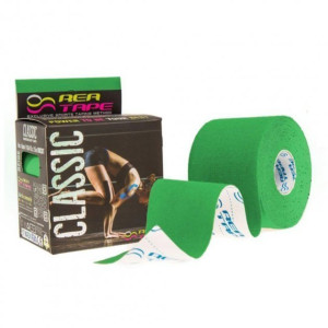 Кинезиологический тейп универсальный зеленый REA TAPE REA-Classic-green
