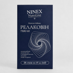 РЕЛАКОВИН 7500/40 раствор для внутр. примен. по 15 мл №28 в стиках, МКМ NINEX