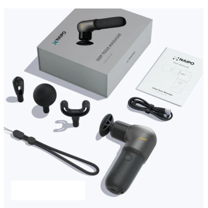 Масажер перкусійний ручний NAIPO MINI Massage Gun для тіла без підігріву MGPC-002 2