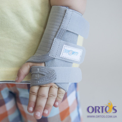 Бандаж на променево-зап’ястний суглоб еластичний  дитячий Алком 3007 Kids
