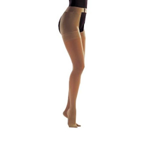 Моночулок женский, II класс компр. Medi DUOMED с креплением на талии, открыт. мысок, правый