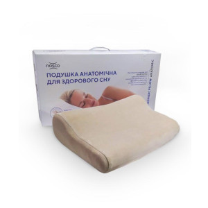 Подушка ортопедическая с эффектом памяти NOSCO ANATOMIC MED 17001